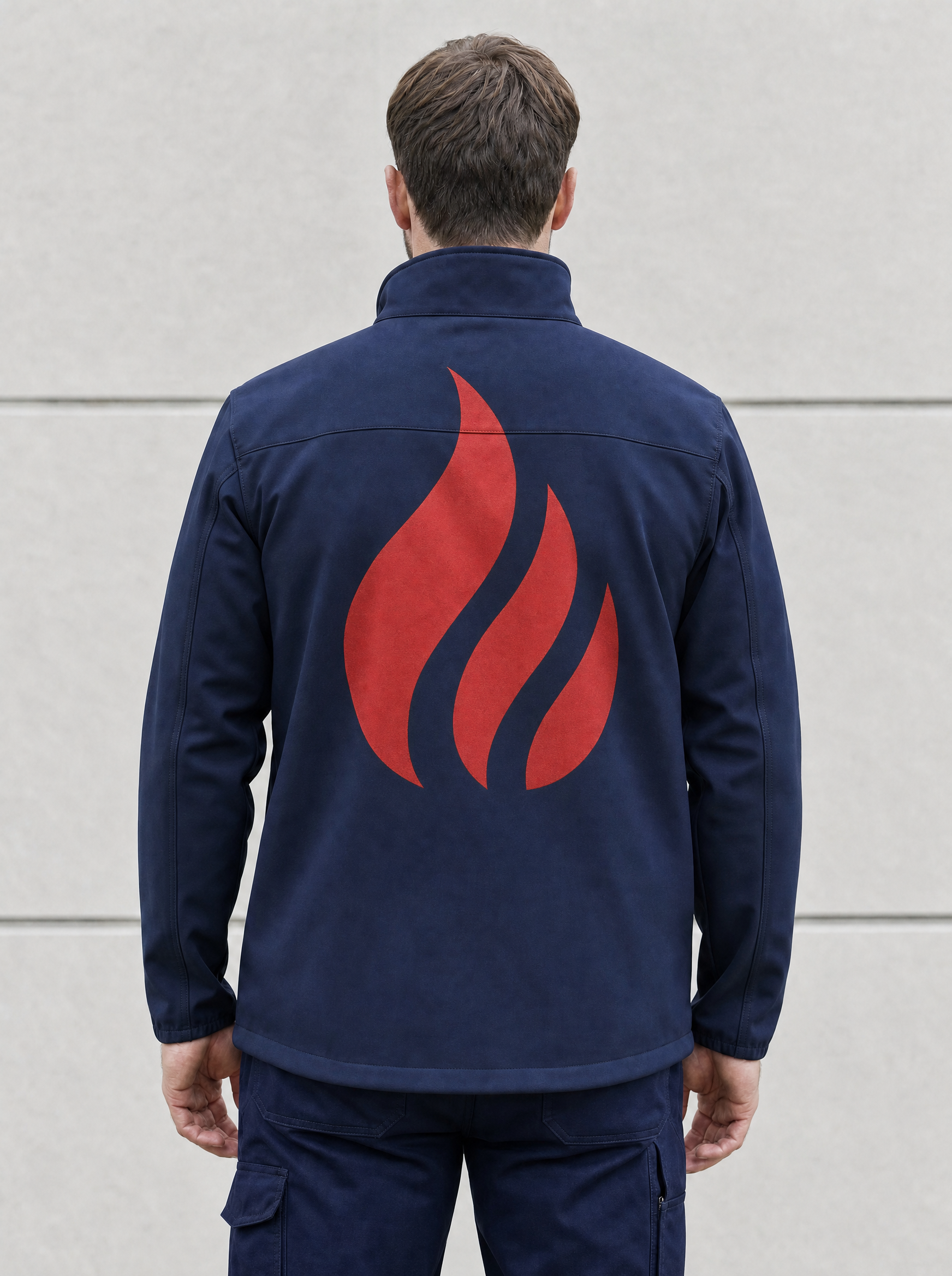 Fleece — back with flame